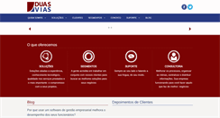 Desktop Screenshot of duasvias.com.br